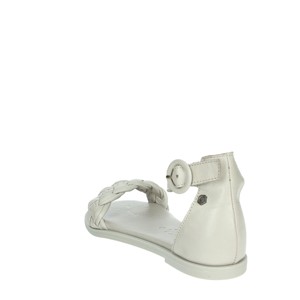 Sandali da donna con scivoli bassi grigi per il tempo libero 68547 un leggero Design piatto con lacci di tendenza alla moda - Product Image 2