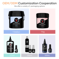 Couche de base pour les ongles sans Hema MissGel personnalisée OEM Marque privée TPO Gel Uv Soak off 15ml sans HEMA ni TPO Couche de finition sans essuyage