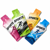 Impression personnalisée Mini échantillon Sachet de forme spéciale Gel énergétique Miel Liquide Forme Sachet Emballage Sac