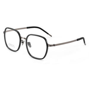 Montura de Gafas de Titanio Rectangular, Montura Completa, Ligera, para Hombre, Gafas Ópticas 26008, Hechas en Danyang - Product Image 1
