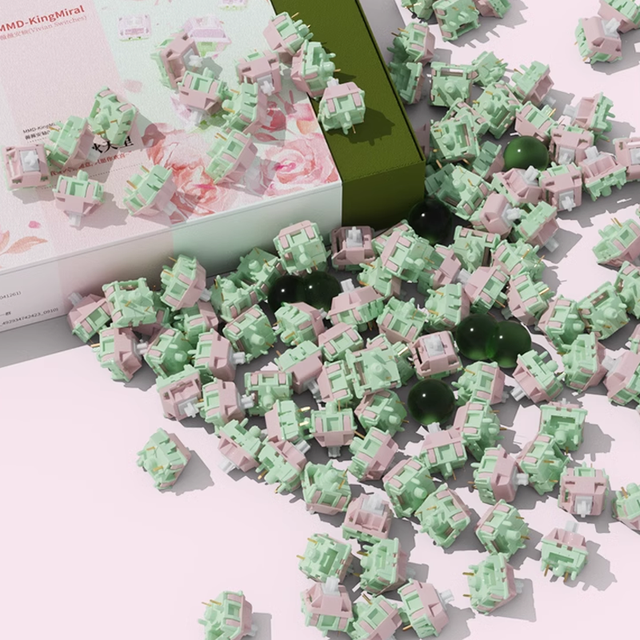 MMD VIVIAN Linear HIFI Sound Switch Mechanical Keyboard Cherry MX Switches PUM UPE Material Factory Lubrication Switch