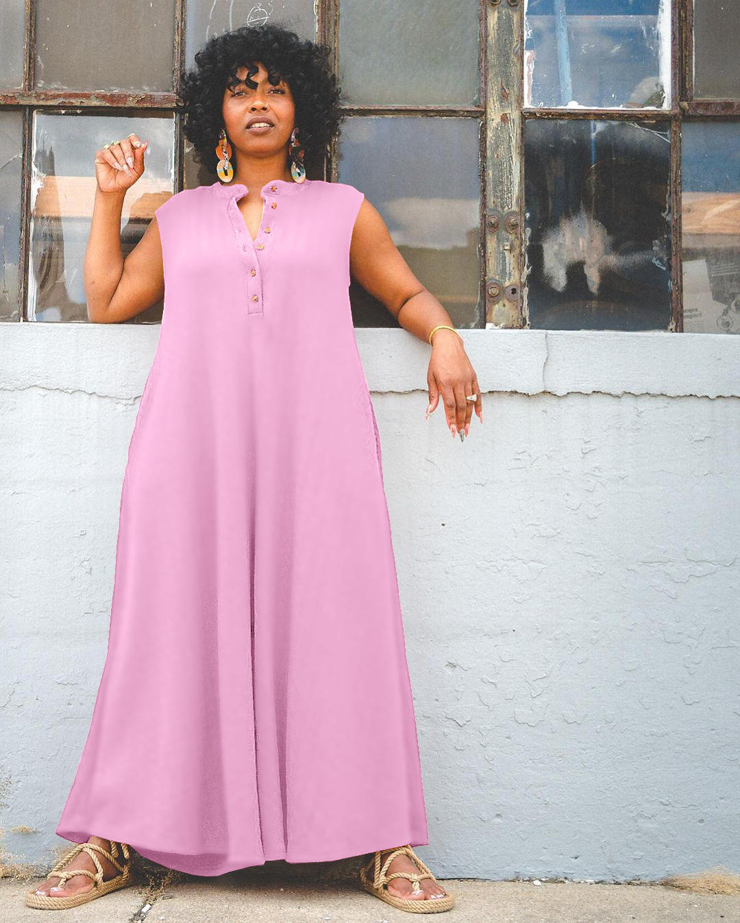 Plus Size Loose Summer Jumpsuit Summer Rompers For Women 2025 Boho