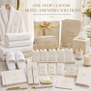 <span class=keywords><strong>Set</strong></span> di cortesia personalizzato per hotel: accappatoio, pantofole, asciugamani, articoli da toeletta, sacchetto per biancheria, maschera per occhi, kit di benvenuto, <span class=keywords><strong>set</strong></span> regalo per l'ospitalità - Product Image 1