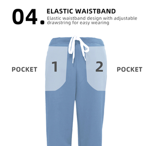 Nuove tute da allattamento salone Logo personalizzato ospedale medici uomini donne <span class=keywords><strong>Scrub</strong></span> <span class=keywords><strong>chirurgico</strong></span> per medici infermiere set di <span class=keywords><strong>Scrub</strong></span> uniforme - Product Image 5