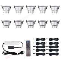 12V Mini LED Downlight Angle Réglable Plafond Spot Cabinet Vitrine Salon Intérieur Lampe