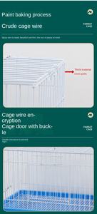 Petite cage pour animaux de compagnie pour élevage de lapins d'intérieur Anti-Spray Urine pour cochon d'Inde et chinchillas - Product Image 6