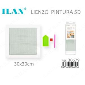 Toile de peinture ILAN 5D 30x30cm pour artisanat d'art au diamant - Product Image 2