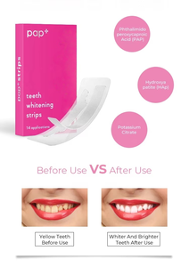 Peroksit İçermeyen Beyazlatıcı Bantlar Özel Logo PAP Diş Beyazlatma Bantları - Product Image 6