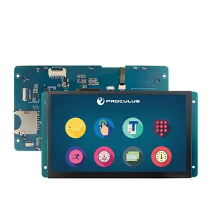 Procumus papan mikro tampilan Uart 800*480, papan mikro layar sentuh Tft Lcd 7 inci fleksibel Raspberry Pi tanpa bingkai