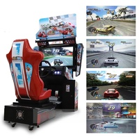 Simulateur de course de divertissement Simulateur de chaise Machine d'arcade de course Jeux d'arcade à vendre