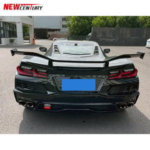 Convient pour la <span class=keywords><strong>Chevrolet</strong></span> <span class=keywords><strong>Corvette</strong></span> C8 2020 + kit de pare-chocs grand corps modifié matériau PP pare-chocs avant et arrière et ailes arrière - Product Image 4