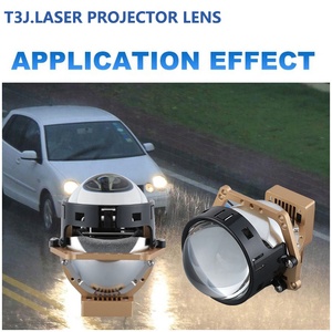 IDISON T3J faros LED rectangulares y Mini luces láser redondas H7 y H4 para conducir todoterreno con lente de proyector - Product Image 4