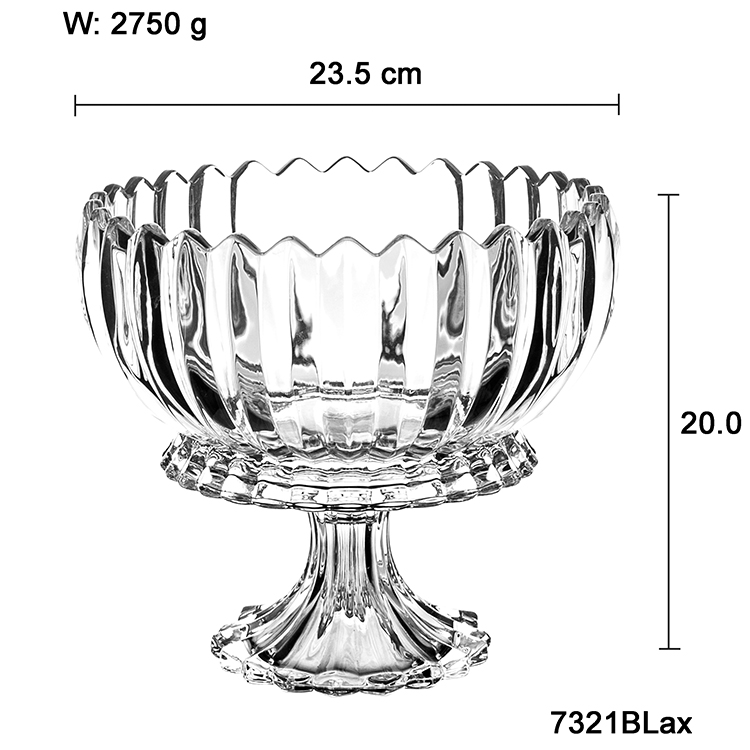 Transparent-with foot
