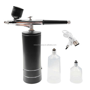 <span class=keywords><strong>Kit</strong></span> de Aerógrafo Portátil para Uso Doméstico, Pistola de Pulverización Nano para Pintura, Maquillaje, Tinte para el Cabello, Tatuajes, Arte Corporal, Decoración de Pasteles - Product Image 4