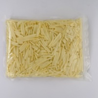 Tiras de Bambú Cocido Enlatadas, Sabor Salado, 12 Meses de Duración, Lata de 12 kg