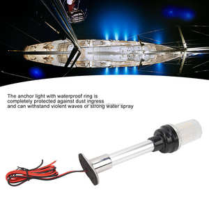 Luces LED para Barcos, Blancas, 360 Grados, Plegables, con Enchufe Fijo, Luz de Popa, 3NM, Luces Blancas - Product Image 1