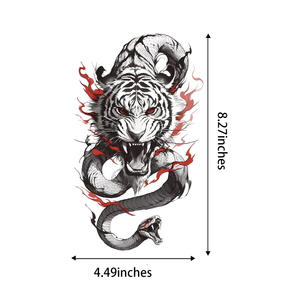 Nuovi Adesivi per <span class=keywords><strong>Tatuaggi</strong></span> Temporanei Colorati a Mezza Mano, <span class=keywords><strong>Anime</strong></span> Geisha, Impermeabili, Usa e Getta, <span class=keywords><strong>Tatuaggi</strong></span> Stampati a Trasferimento d'Acqua - Product Image 3