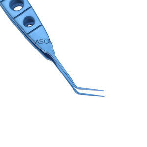 Instrumen Titanium bedah mata mikro pinset Tc Tang lensa kelman-mcpherson - Product Image 5