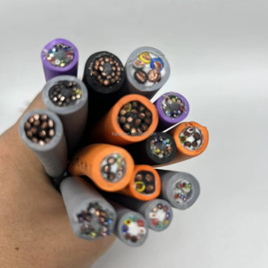Kabel Harness PVC Fleksibel Tinggi 2 4 6 8 10 24 Core, Kabel Daya dan Kontrol 0.3mm 0.5mm 0.75mm 1.5mm untuk Industri - Product Image 5