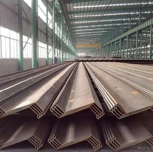 Palplanches en acier au carbone standard économiques, profil Z, longueur 6 m, pour la construction de petits barrageaux, la protection des terres agricoles et la gestion des eaux - Product Image 6