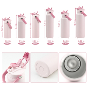 Borraccia Sportiva Senza BPA con Logo Personalizzato, Thermos da Viaggio a Doppia Parete, Bottiglia Termica in Acciaio Inox per Acqua - Product Image 6