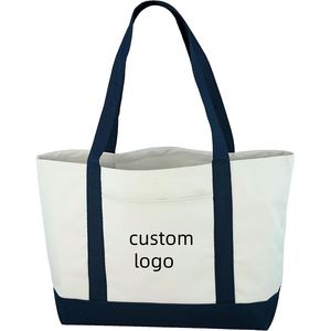 Wholesale High Quality Reusable Custom Cotton <b>Canvas</b> <b>Tote</b> Bags With Your Logo Printed - Product Image 1