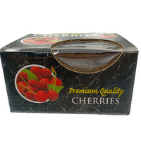Boîte de fruits en carton de personnalisation de haute qualité Paquet de cerises biodégradables Boîte pliante