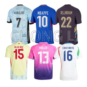 New Euro 2024 Club European Football Championship Home Away Nations League Football Germany Spain Portugal Soccer Jersey