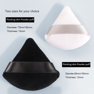 Vente en gros <span class=keywords><strong>de</strong></span> <span class=keywords><strong>fond</strong></span> <span class=keywords><strong>de</strong></span> <span class=keywords><strong>teint</strong></span> à coussin d'air pour filles éponge en poudre en silicone multicolore super douce avec sac - Product Image 3