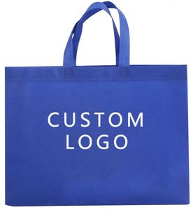 Sac à main en tissu personnalisé avec attaches à pression en tissu non tissé et sacs imprimés avec logo pour l'emballage de courses féminines - Product Image 1