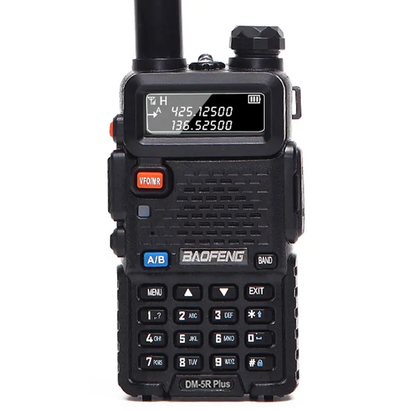 De Baofeng DM-5R Plus de nivel 1, nivel 2 Digital <span class=keywords><strong>Walkie</strong></span> Talkie DMR jamón portátil Radio VHF/UHF radio de banda Dual repetidor de Radio de dos vías