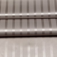 Tissu en dentelle tricoté en polyester avec fleurs dorées et argentées, 50 g/m², pour robes de mariée, sacs et décoration de vêtements, vente en gros
