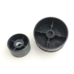Bouchon d'extrémité de tube en plastique avec écrou d'insertion, capuchon d'extrémité pour arbre à chat en sisal, connecteur de tube rond pour mobilier pour animaux de compagnie DIY - Product Image 2