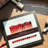 XINYOULI Kit de vernis à ongles gel de luxe 12 couleurs Rouge Bordeaux Effet Œil de Chat, Végan et Non Toxique, Séchage UV/LED, pour DIY Nail Art et Salons de Manucure
