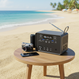 Convertisseur de charge rapide bidirectionnel Type C 89,6 Wh avec radio FM et MPPT photovoltaïque <span class=keywords><strong>pour</strong></span> systèmes hors réseau - Product Image 6