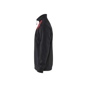 BLAKLADER - 335311589956S Half-zip 2-<b>tone</b> sweatshirt Black/<b>Red</b> - EAN 7330509456200 WORK HOODIES - Product Image 5