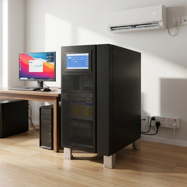 2kVA 1.8KW Online UPS Single Phase 220V Critical Backup Security Monitoring Continuous Backup System Protection