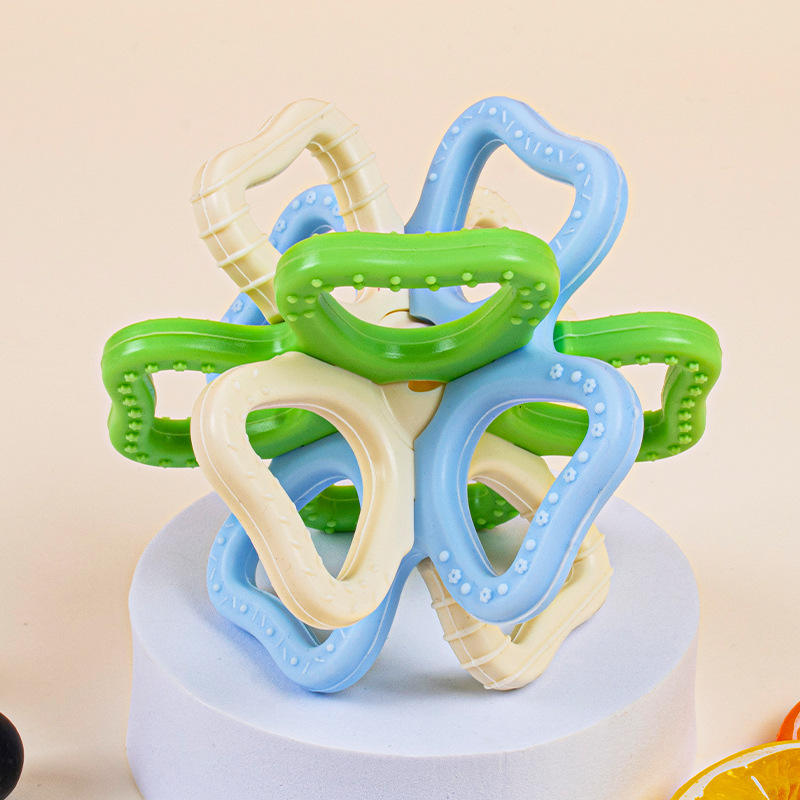 White, blue and green