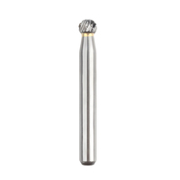 Fraises en carbure D0605 limes de forage rotatives en carbure de tungstène solide 6.00mm diamètre de tige mèche en forme de boule pour métal bois