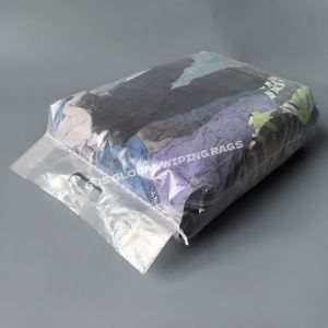 Trapos Mixtos de 10kg, 25kg, 5kg, 100% Algodón, Trapos de Felpa Cortados, Limpiadores de Sudaderas Reciclados en Máquinas de Limpieza Industrial - Product Image 1