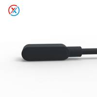 Conector Magnético Personalizado de Fábrica de 5 Pines Macho con Cable, Cable de Carga de 5V 1.5A, Cable Magnético USB con Conector Pogo Pin