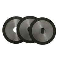 Lame de découpe diamantée XBM ultra-mince à liaison céramique, grain 80, 1A1R, 0,5-0,6 mm pour meuleuse d'angle, coupe de précision