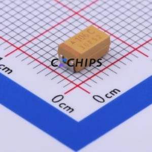 Condensateur au tantale TAJC106M016RNJ CASE-C-6032 (Capacité : 10 µF) (Précision : 20 % Tension nominale : 16 V) - Product Image 1