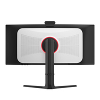 PC Todo en Uno Curvo para Juegos de 34 Pulgadas, 4K, 180Hz, 1500R, con Soporte para Tarjeta Gráfica, Sistema Informático de Alto Rendimiento para Esports