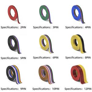 Кабель светодиодный 2Pin 3Pin 4Pin 5Pin RGB плоский Электрический провод для 5050 3528 Светодиодные полосы света 20AWG 22AWG 18AWG - Product Image 5