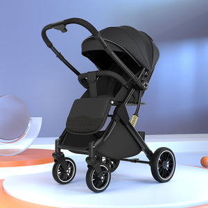 Mới sang trọng xe đẩy em bé puschair Buggy kinderwagen có thể gập lại EVA bọt bánh xe hai cách xe đẩy em bé prams - Product Image 1
