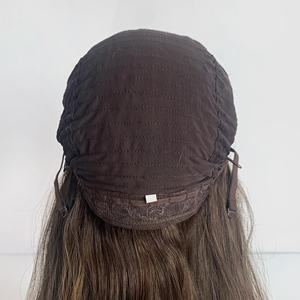 <span class=keywords><strong>Perruque</strong></span> <span class=keywords><strong>juive</strong></span> de luxe pour <span class=keywords><strong>femme</strong></span>, en cheveux vierges européens de qualité supérieure, brun foncé, style Remy lisse, avec base en dentelle, livraison rapide - Product Image 6