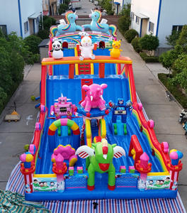 Tobogán Acuático Inflable Comercial para Exteriores con Obstáculos, Tobogán Inflable, Diversión Acuática, Material de PVC, Tamaño Personalizado - Product Image 5