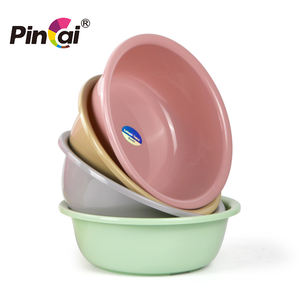 Lavabo rond en plastique pour salle de bain, dortoir, visage en plastique PP Durable, forme ronde Simple, toutes saisons 1 Carton - Product Image 5