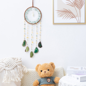 จี้คริสตัลอาเกตตาข่ายกระดิ่งลมสำหรับ<span class=keywords><strong>ห้อง</strong></span><span class=keywords><strong>นอน</strong></span>ห้องเด็กระเบียง-พีระมิดหินที่เป็นเอกลักษณ์ของที่ระลึกและของขวัญ - Product Image 5